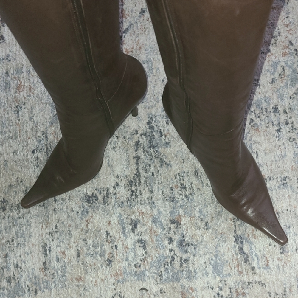 Bronx calf boots. Beautiful Brown